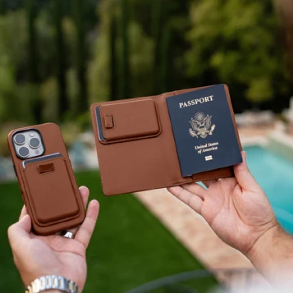 NEW NIB KINGS LOOT Passport Wallet Travel in Cognac Calfskin Leather - Picture 16 of 17